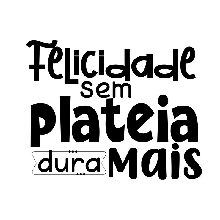 Vetor frase motivacional de simples edição