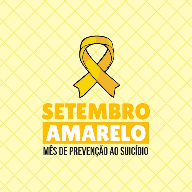 Vetor frases de setembro amarelo imagens desenhos artes