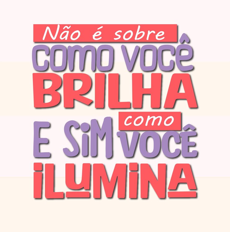 Vetor frases inspiradoras para edição e personalização