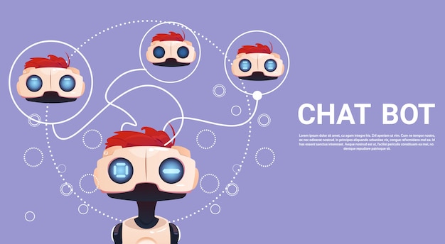Free chat bot, elemento de assistência virtual robô do site ou aplicações móveis, artificial intell