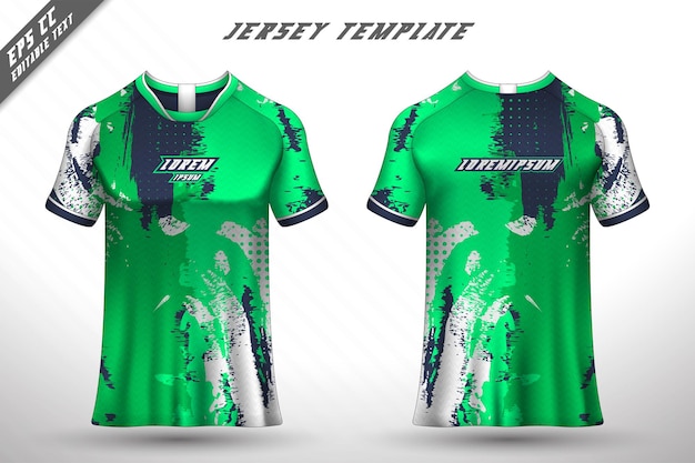 Frente verso tshirt design design desportivo para corrida de ciclismo gaming vector jersey