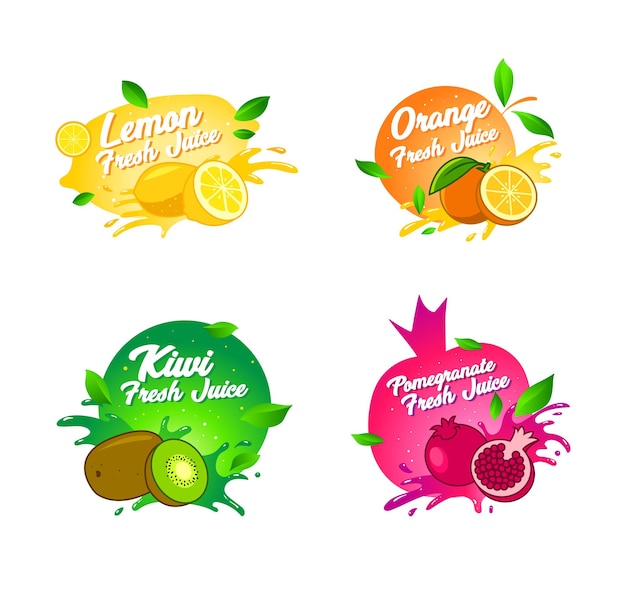 Frutas frescas para logotipo