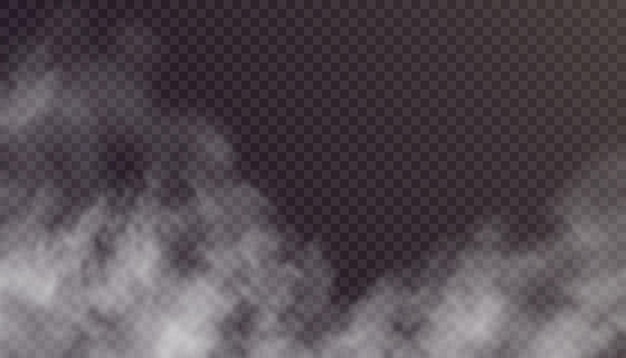 Fumaça translúcida. Efeito especial de efeito de vapor, textura de vapor, neblina, nuvem, fumaça.