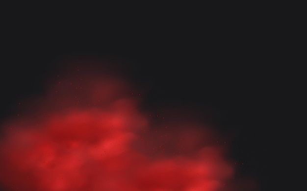 Fumo vermelho Resumo de fundo