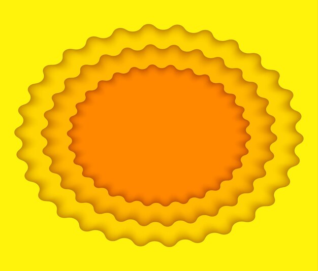 Vetor fundo abstrato 3d de arte de papel com formas de origami ondas de papel camadas textura layout geométrico elementos design ilustração vetorial eps 10 para tema de quadro de apresentação foto de novos produtos
