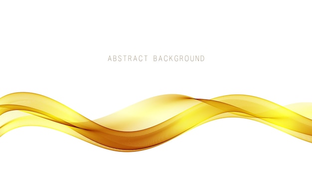 Fundo abstrato arte digital com linha de ouro vector