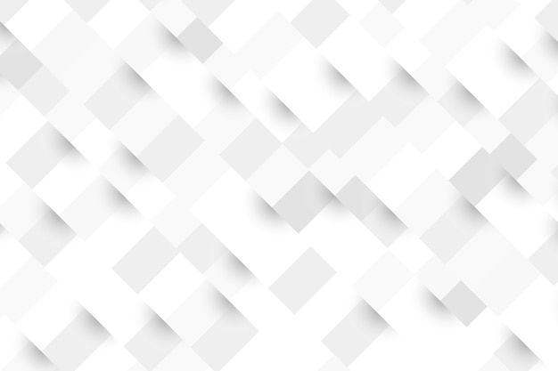 Fundo abstrato branco em estilo de papel 3D