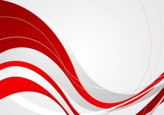 Fundo abstrato brilhante ondas corporativas design gráfico vetorial