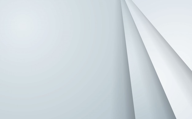 Fundo abstrato cinzento com camadas brancas da sobreposição.