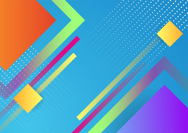 Fundo abstrato colorido moderno para design de apresentação