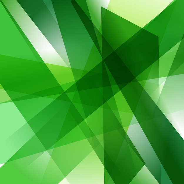 Fundo abstrato com camadas transparentes sobrepostas verdes coloridas