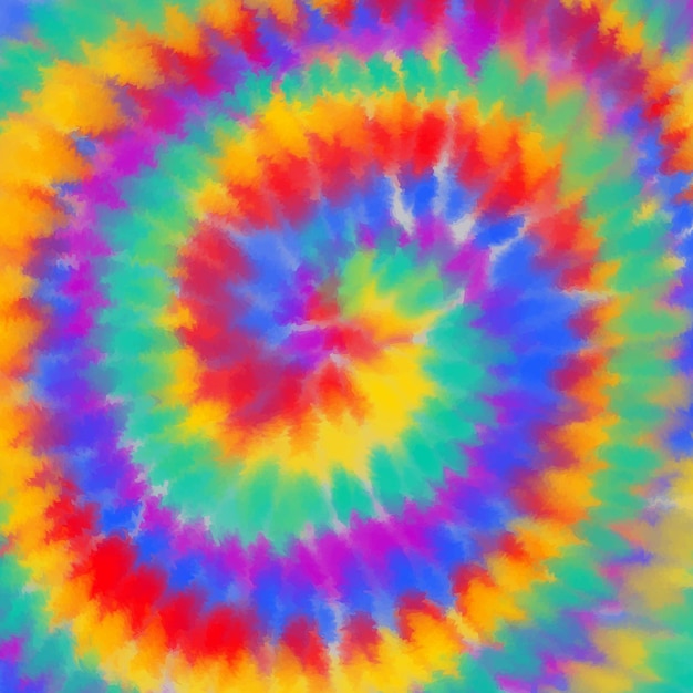 Fundo abstrato com desenho de padrão de redemoinhos de corante psicodélico