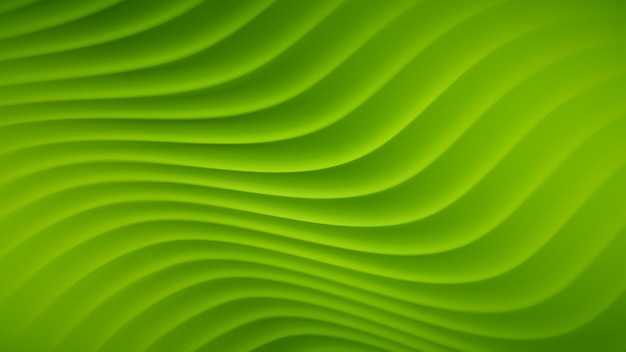 Fundo abstrato com linhas onduladas em cores verdes