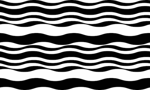 Fundo abstrato com listras onduladas em cores pretas e brancas criando um efeito líquido ondulado Curvas suaves e linhas texturizadas adicionam elegância vitalidade e criatividade
