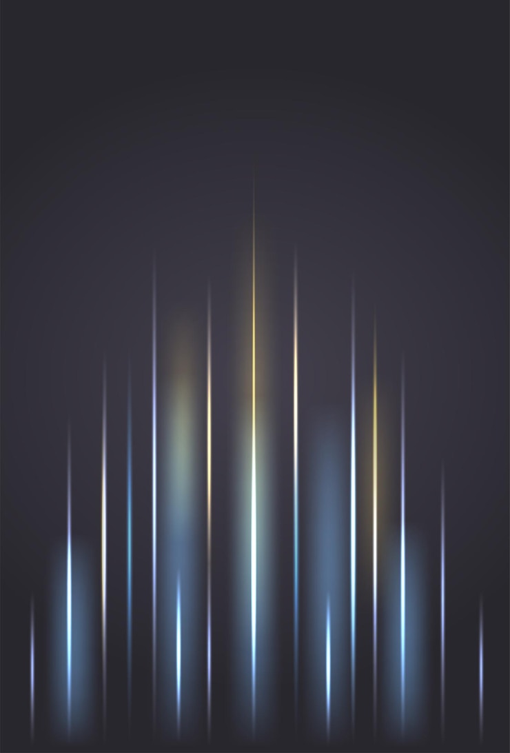 Vetor fundo abstrato com luzes e estrelas de bokeh
