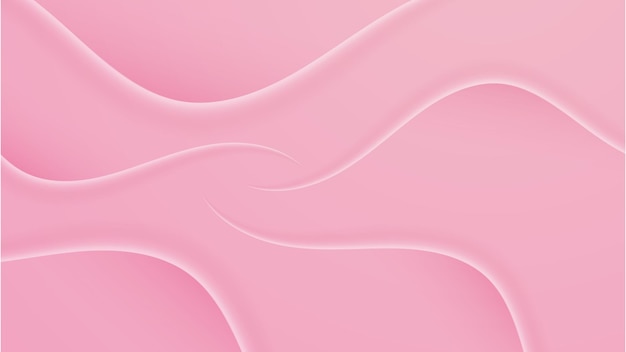 Fundo abstrato curva de onda rosa