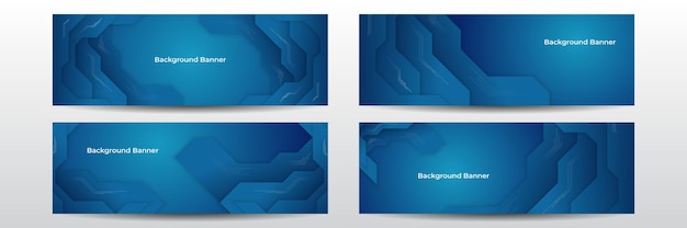 Fundo abstrato da bandeira da tecnologia. Interface de tecnologia futurista
