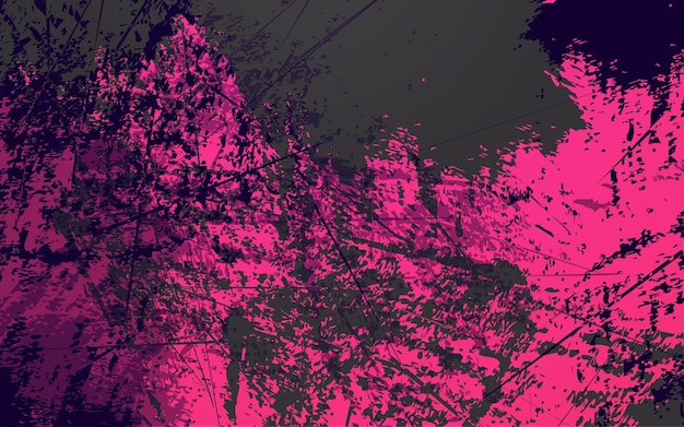 Fundo abstrato da cor preta e magenta da textura do grunge