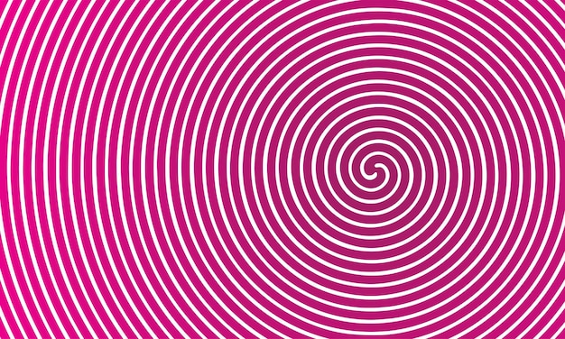 Fundo abstrato de círculos concêntricos em cores rosas Ilustração vetorial