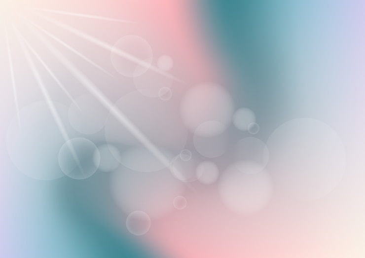 Vetor fundo abstrato de cor pastel com bokeh