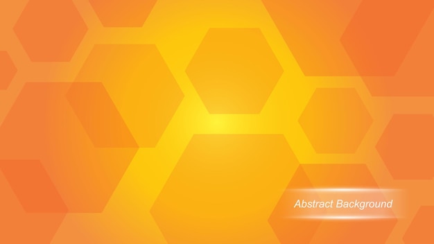 fundo abstrato de favo de mel em forma geométrica de cor laranja