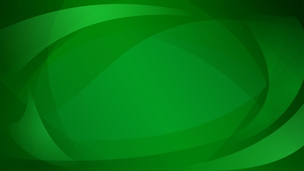 Vetor fundo abstrato de linhas curvas que se cruzam em cores verdes