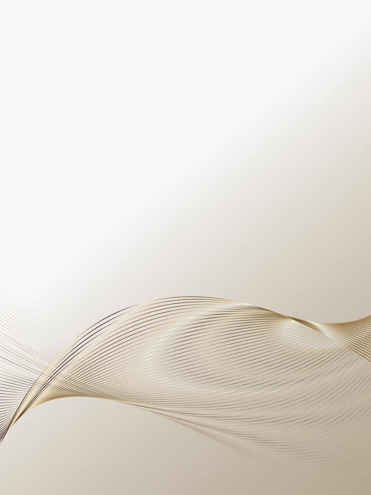 Vetor fundo abstrato de linhas de ouro de luxo