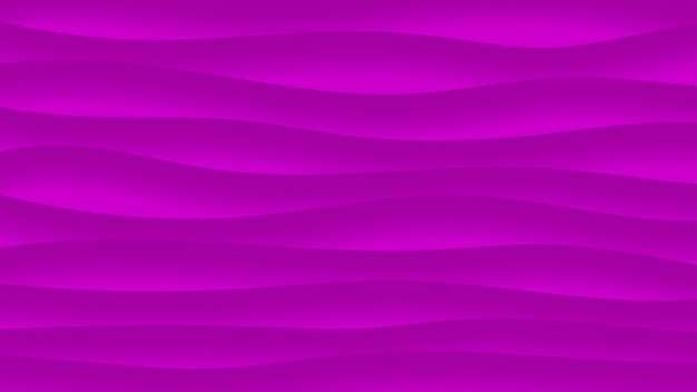 Fundo abstrato de linhas onduladas com sombras em cores roxas