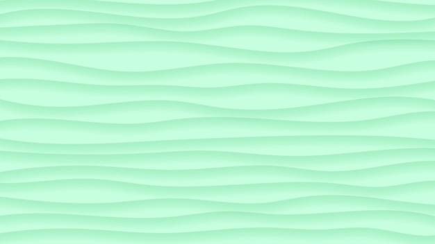 Fundo abstrato de linhas onduladas com sombras em cores turquesas