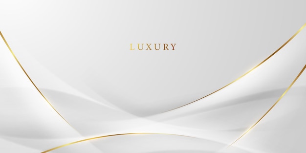 fundo abstrato de luxo branco com ilustração vetorial