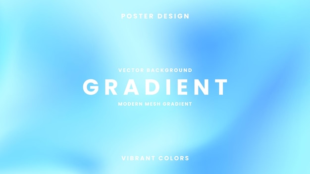 Fundo abstrato de malha gradiente desfocado em modelo de banner colorido multicolorido brilhante e suave