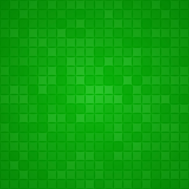 Vetor fundo abstrato de pequenos quadrados ou pixels em cores verdes