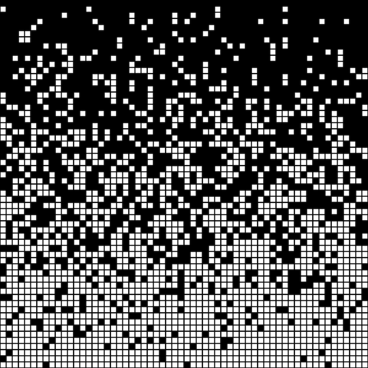 Vetor fundo abstrato de pixel