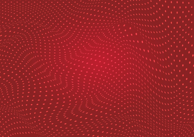 Vetor fundo abstrato de ponto vermelho de vetor livre