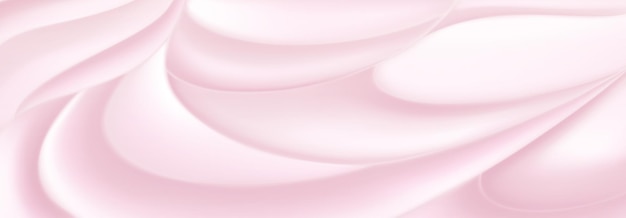 Fundo abstrato de superfícies curvas suaves em tons rosa