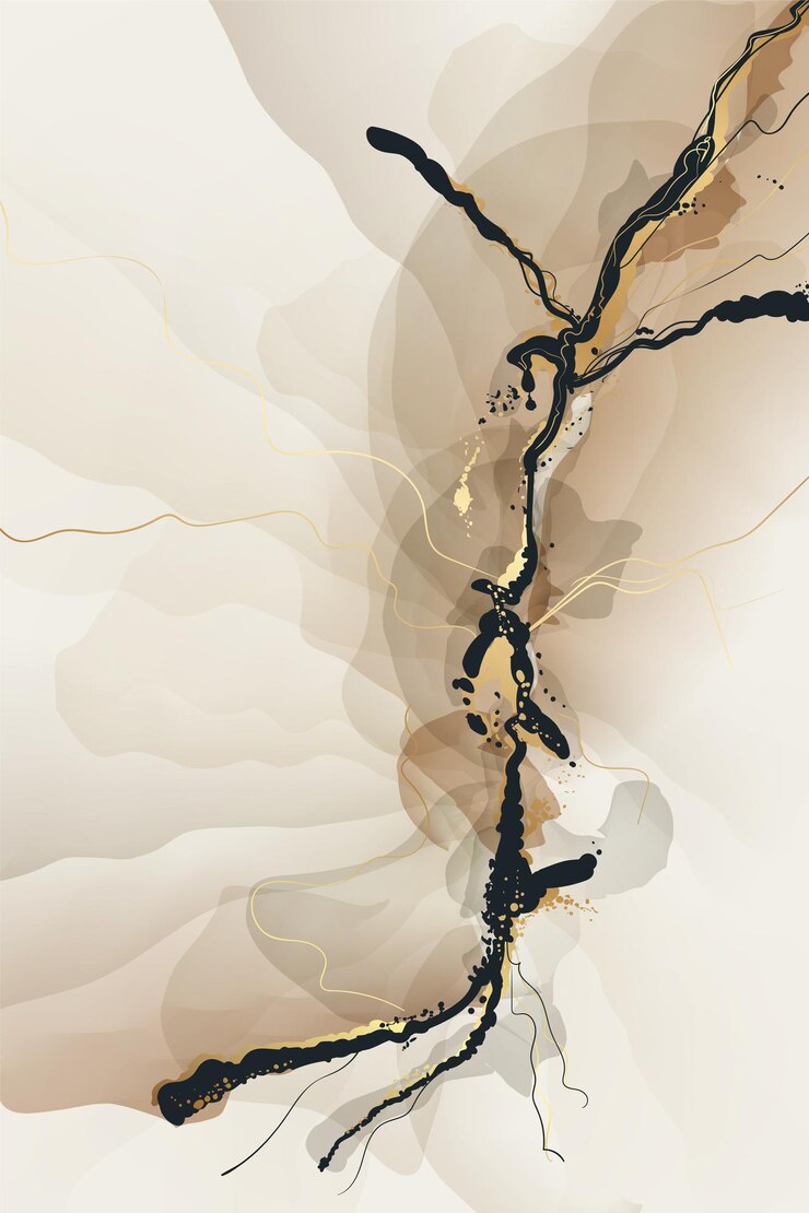 Fundo abstrato de tinta líquida derramada
