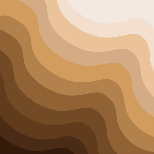 Fundo abstrato de vetor Padrão de linhas de onda Gráficos vetoriais