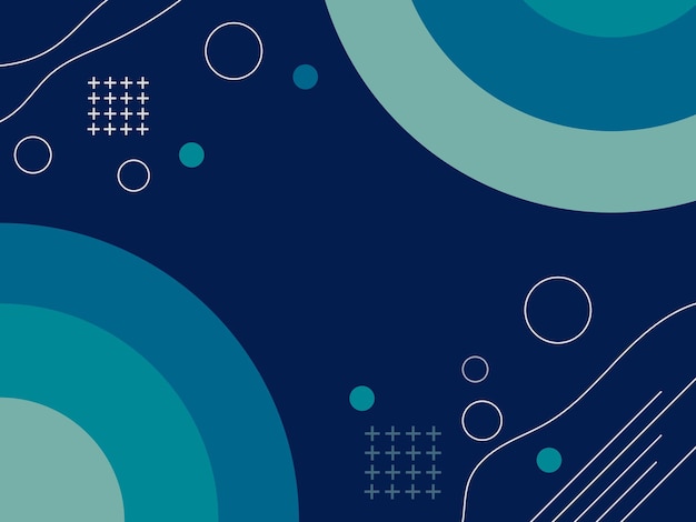 Fundo abstrato Desenho geométrico azul simples moderno