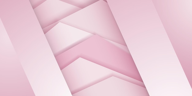 Fundo abstrato em cores rosa com várias superfícies sobrepostas com sombras