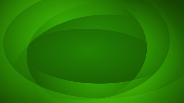 Fundo abstrato feito de linhas curvas em cores verdes