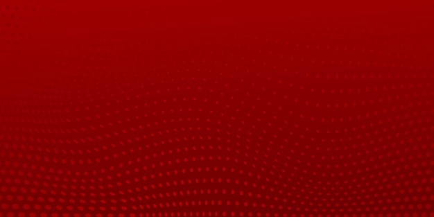 Fundo abstrato feito de pontos de meio-tom em cores vermelhas