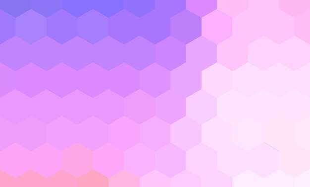 Fundo abstrato gradiente hexágono roxo para rosa