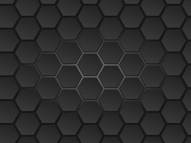 Fundo abstrato hexagonal com cor de gradiente
