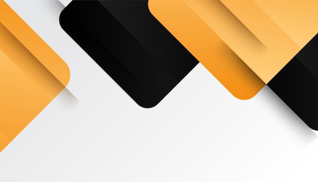 Fundo abstrato laranja preto 3D simples moderno Design para apresentação de cartão de visita, folheto de fundo, folheto, modelo de certificado, pano de fundo e banner