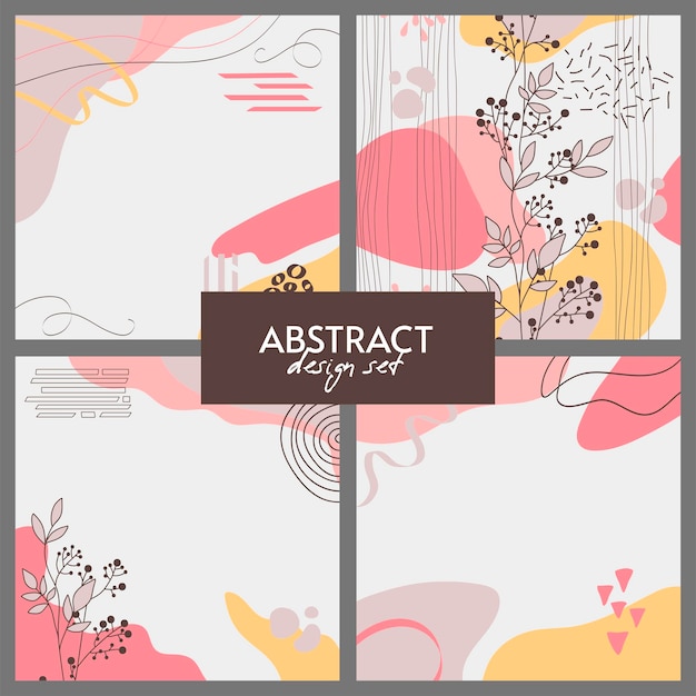 Fundo abstrato. modelo de design moderno em estilo minimalista. capa elegante para apresentação de beleza, design de marca. ilustração vetorial