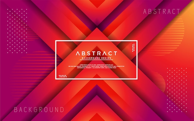 Fundo abstrato moderno gradiente triângulo 3d
