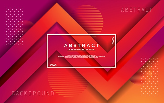 Fundo abstrato moderno gradiente triângulo 3d