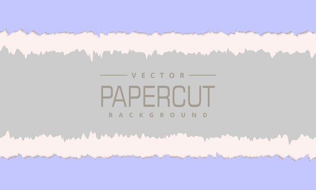 Vetor fundo abstrato papercut