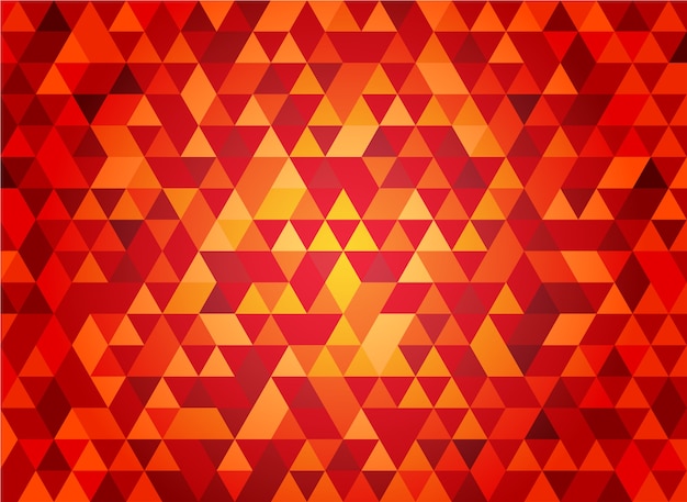 Fundo abstrato sem costura vermelho triangular forma geométrica