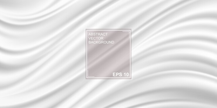 Fundo abstrato tecido branco.